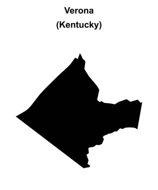 Verona (Kentucky) boş ana hat haritası