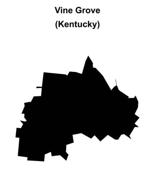 Vine Grove (Kentucky) boş ana hat haritası