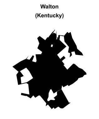 Walton (Kentucky) boş ana hat haritası
