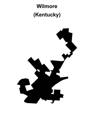 Wilmore (Kentucky) boş ana hat haritası