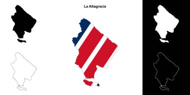 La Altagracia eyalet ana hat haritası seti