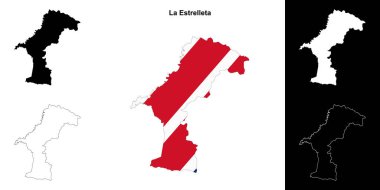 La Estrelleta eyalet ana hat haritası seti