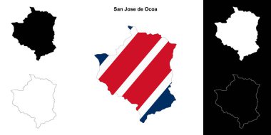 San Jose de Ocoa eyalet ana hat haritası seti