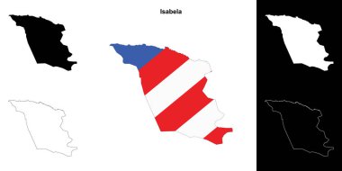 Isabela belediyesinin boş dış hat haritası ayarlandı