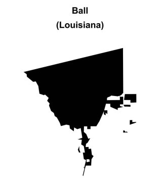 Top (Louisiana) boş ana hat haritası