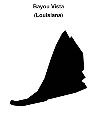 Bayou Vista (Louisiana) boş ana hat haritası