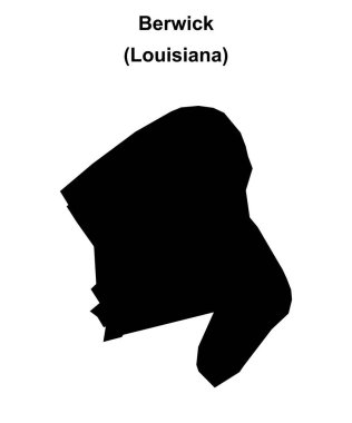 Berwick (Louisiana) boş ana hat haritası