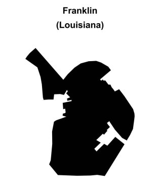 Franklin (Louisiana) Boş ana hat haritası