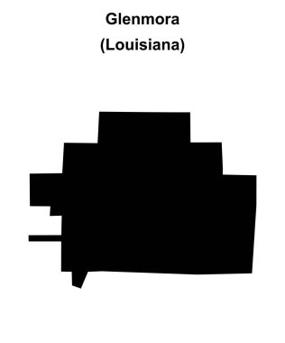 Glenmora (Louisiana) boş ana hat haritası