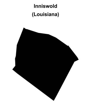 Inniswold (Louisiana) boş ana hat haritası