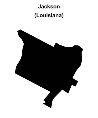 Jackson (Louisiana) boş ana hat haritası