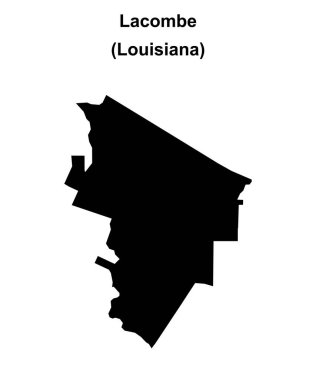 Lacombe (Louisiana) boş ana hat haritası