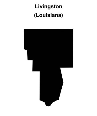 Livingston (Louisiana) boş ana hat haritası