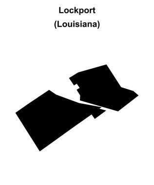 Lockport (Louisiana) boş ana hat haritası