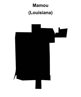 Mamou (Louisiana) boş ana hat haritası
