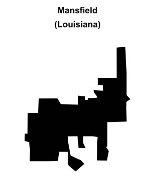 Mansfield (Louisiana) boş ana hat haritası