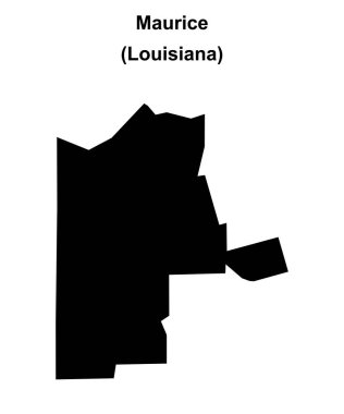 Maurice (Louisiana) boş ana hat haritası