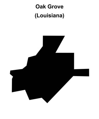Oak Grove (Louisiana) boş ana hat haritası