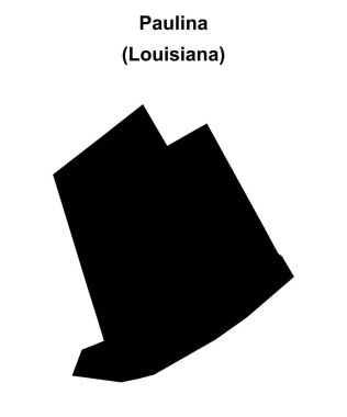 Paulina (Louisiana) boş ana hat haritası