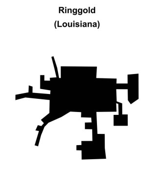 Yüzük altını (Louisiana) boş ana hat haritası