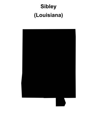 Sibley (Louisiana) boş ana hat haritası