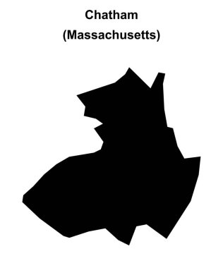 Chatham (Massachusetts) boş ana hat haritası