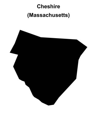 Cheshire (Massachusetts) boş ana hat haritası