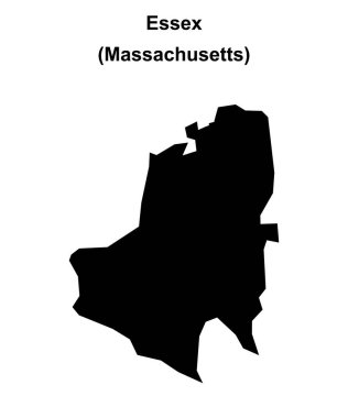Essex (Massachusetts) boş ana hat haritası