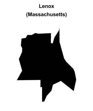 Lenox (Massachusetts) boş ana hat haritası