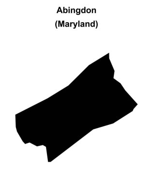 Abingdon (Maryland) boş ana hat haritası