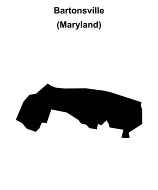 Bartonsville (Maryland) boş ana hat haritası