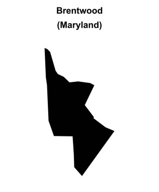 Brentwood (Maryland) boş ana hat haritası