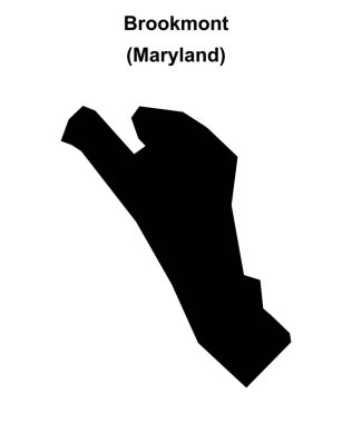 Brookmont (Maryland) boş ana hat haritası