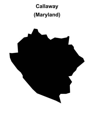 Callaway (Maryland) boş ana hat haritası