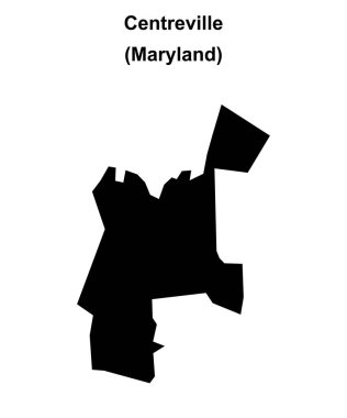 Centreville (Maryland) boş ana hat haritası