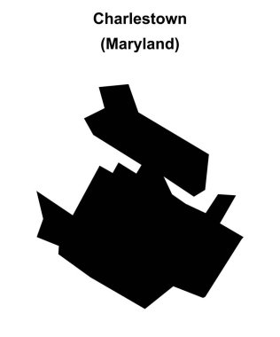 Charlestown (Maryland) boş ana hat haritası