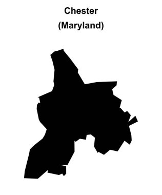 Chester (Maryland) boş ana hat haritası