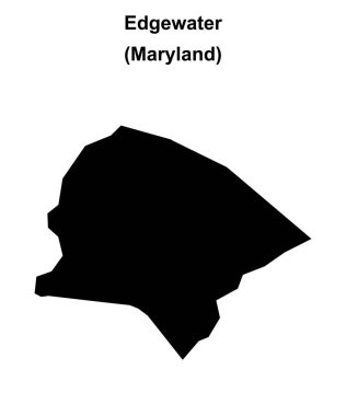 Edgewater (Maryland) boş ana hat haritası