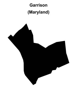 Garrison (Maryland) boş ana hat haritası