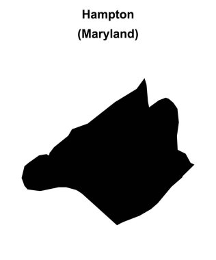 Hampton (Maryland) boş ana hat haritası