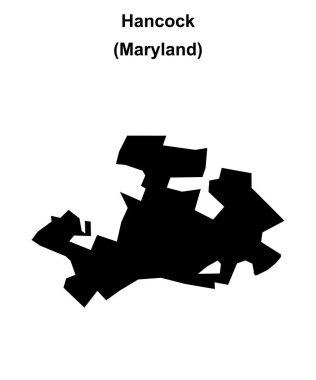 Hancock (Maryland) boş ana hat haritası