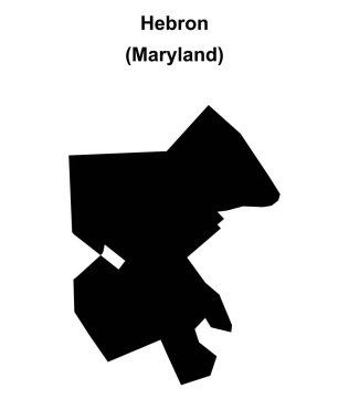 Hebron (Maryland) boş ana hat haritası