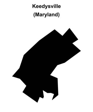Keedysville (Maryland) boş ana hat haritası