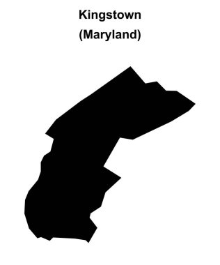 Kingstown (Maryland) boş ana hat haritası