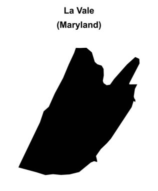 La Vale (Maryland) boş ana hat haritası