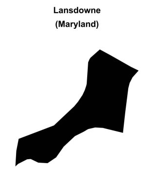 Lansdowne (Maryland) boş ana hat haritası