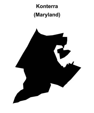 Konterra (Maryland) boş ana hat haritası