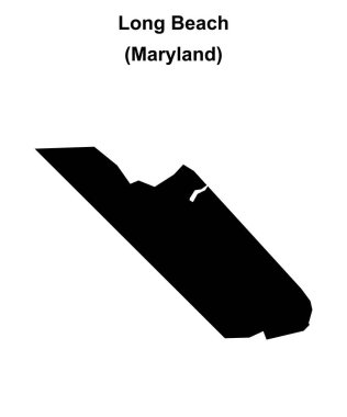 Long Beach (Maryland) boş ana hat haritası