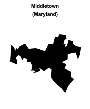 Middletown (Maryland) boş ana hat haritası