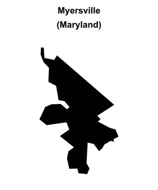 Myersville (Maryland) boş ana hat haritası